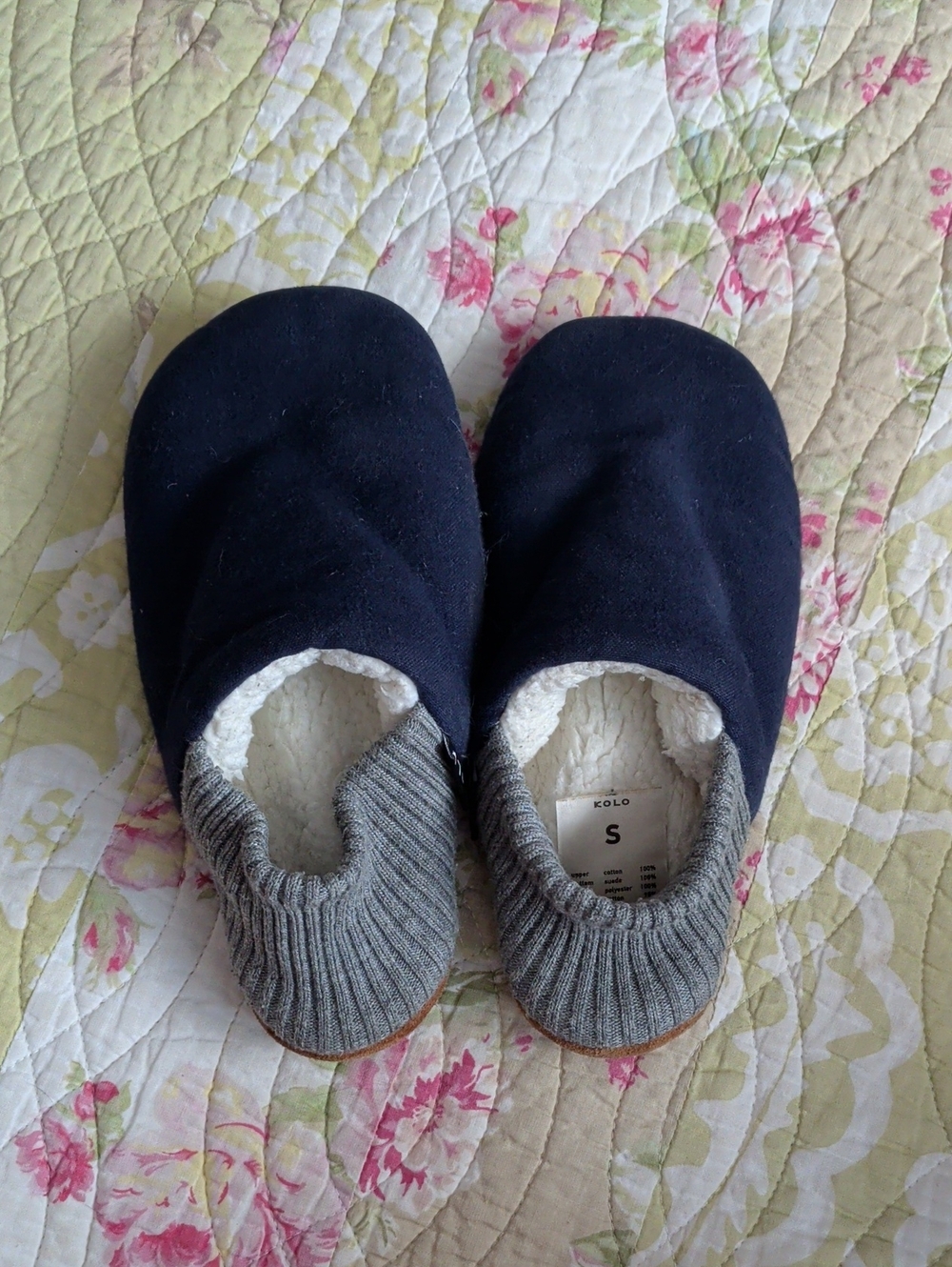 Kolo Navy Slip-On Slipper Shoes